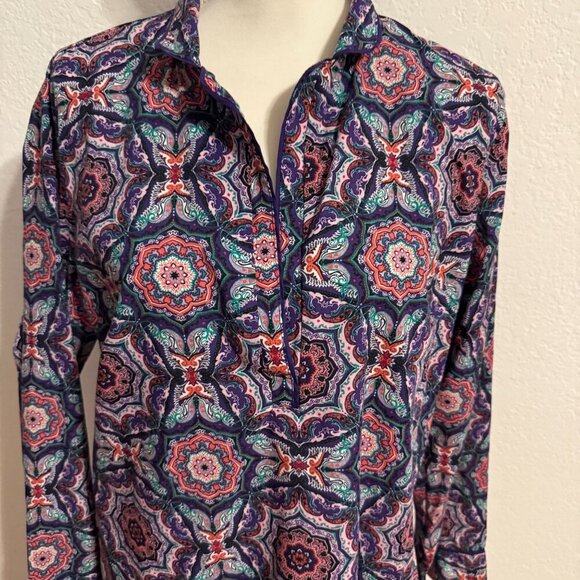 Victorias Secret Women's Long-Sleeve Tunic Sleep Shirt SZ Small Petite Comfort - Picture 4 of 4